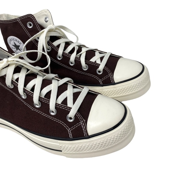 Converse Ctas Lift Platform High Shoes Brown For Men Skate Custom 171209C-WWBW - Picture 6 of 11